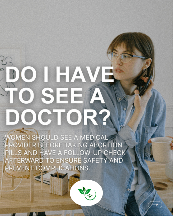 Do I need to go to the doctor for an abortion pill
