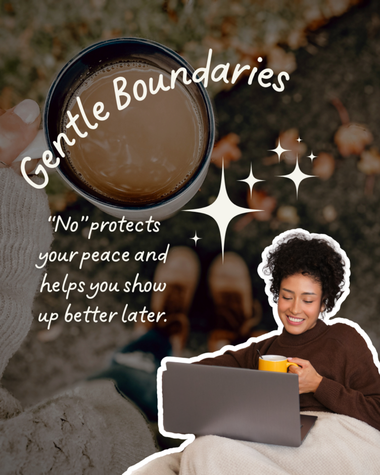 Fall reset tip 4, Gentle Boundaries: say no without guilt and protect your rest